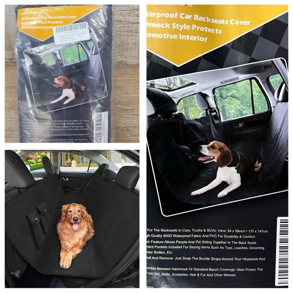 Pet car protector Shine Hai Back waterproof NWOT